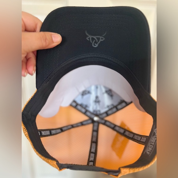 Lost Calf Rodeo Black and Orange Cap * New - Picture 6 of 7